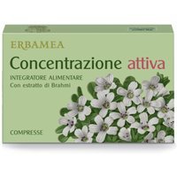 Erbamea Concentrazione Attiva Integratore Memoria e Funzioni Cognitive, 24 Compresse