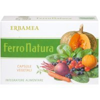 Erbamea FerroNatura Integratore Alimentare, 24 capsule