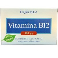 Erbamea Vitamina B12 Integratore Alimentare, 90 Compresse Masticabili