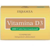 Erbamea Vitamina D3 Integratore Alimentare, 90 Compresse