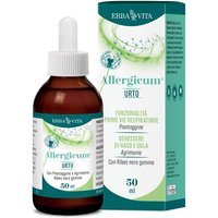 Erba Vita Allergicum Urto - Integratore in gocce per le naturali difese e le vie respiratorie, 50 ml
