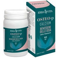 Erba Vita Donna - Osteo P Calcium Integratore Benessere Ossa, 60 Compresse