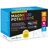 Erba Vita Energia e Memoria - Magnesio Potassio + Vitamina C Limone, 20 Bustine