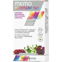 Erba Vita Energia e Memoria - Memo Rigenera 50+ Integratore, 45 Capsule