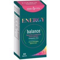 Erba Vita Energy - Balance Integratore Tonico-Adattogeno e Tono dell'Umore, 10 Stick Liquidi