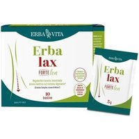 Erba Vita Erbalax - Forte Len Integratore Regolarità Intestinale, 10 Bustine