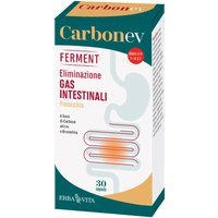 Erba Vita EV Gastrointestinale - Carbon EV Ferment Integratore, 30 Capsule