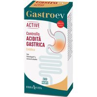 Erba Vita EV Gastrointestinale - Gastro-EV Active Integratore, 30 Compresse