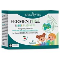 Erba Vita Ferment Flor Pro Junior Integratore Benessere Intestinale, 7 flaconcini