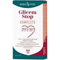 Erba Vita Glicem Stop Complete - Integratore per l'equilibrio della glicemia, 60 capsule