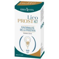 Erba Vita LicoProst Act Integratore Funzionalità Prostata, 60 Capsule