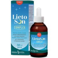 Erba Vita Lietoson - Complex Gocce Integratore Stress Ansia Sonno, 50ml