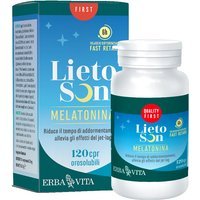 Erba Vita Lietoson - Melatonina Integratore Sonno, 120 Compresse Orosolubili