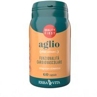 Erba Vita Monoplanta - Aglio Integratore Cuore e Circolazione, 60 Capsule