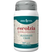 Erba Vita Monoplanta - Escolzia Integratore Benessere e Riposo, 60 Capsule