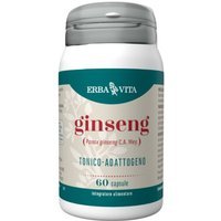 Erba Vita Monoplanta - Ginseng Integratore Tonico Adattogeno, 60 Capsule