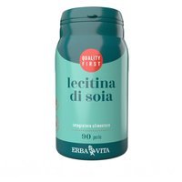 Erba Vita Monoplanta - Lecitina di Soia Integratore Alimentare, 90 perle