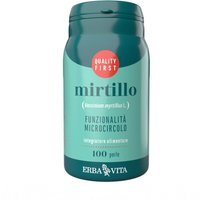 Erba Vita Monoplanta - Mirtillo Integratore Microcircolo, 100 Perle