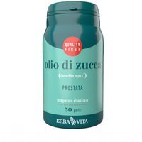 Erba Vita Monoplanta - Olio di Zucca Integratore Prostata, 50 Perle