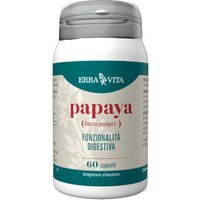 Erba Vita Monoplanta - Papaya Integratote Alimentare Digestivo, 60 Capsule