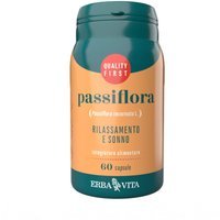 Erba Vita Monoplanta - Passiflora Integratore Rilassamento e Sonno, 60 Capsule