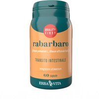 Erba Vita Monoplanta - Rabarbaro Integratore Transito Intestinale, 60 Capsule