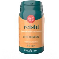 Erba Vita Monoplanta - Reishi Integratore Difese Organismo, 60 Capsule