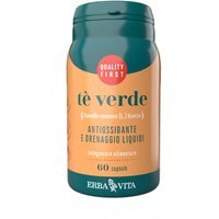 Erba Vita Monoplanta - Tè Verde Integratore Antiossidante Drenaggio, 60 Capsule