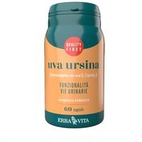 Erba Vita Monoplanta - Uva Ursina Integratore Vie Urinarie, 60 Capsule