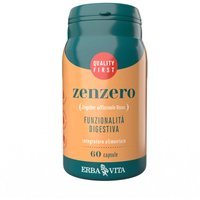 Erba Vita Monoplanta - Zenzero Integratore Funzionalità Digestiva, 60 Capsule