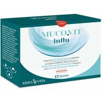 Erba Vita Respirando - Muco.Vit Influ Integratore Vie Respiratorie, 12 Bustine