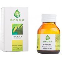 Erbex Rodiola Integratore Combatte Fatica e Stress, 50 Capsule