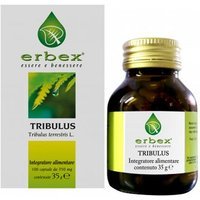 Erbex Tribulus Integratore Tonico per Stanchezza Fisica e Mentale, 100 Capsule