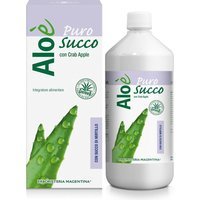 Erboristeria Magentina Aloè - Aloe con Succo di Mirtillo Integratore Alimentare, 1 Litro