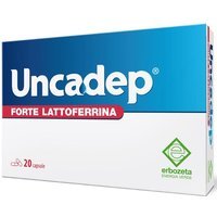 Erbozeta Uncadep Forte Lattoferrina Integratore Alimentare, 20 Capsule