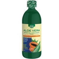 Esi Aloe Vera Succo con Papaya e Sambuco Integratore Difese dell'Organismo, 500ml