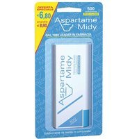 ESI Aspartame Midy - Edulcolorante da Tavola Senza Calorie, 500 Compresse