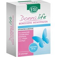 ESI Donna Life - Benessere Menopausa Integratore di Isoflavoni, 30 Naturcaps