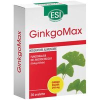 ESI GinkgoMax - Integratore per Migliorare le Funzioni Mentali, 30 Ovalette