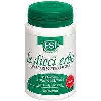 ESI Le Dieci Erbe - Integratore Naturale Combatte la Stitichezza, 100 tavolette