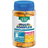 Esi Vitamine B Complex Integratore con Selenio e Coenzima Q10, 50 Compresse