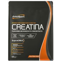 EthicSport Creatina - Integratore in polvere a base di creatina monoidrato, 500 g