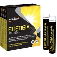 EthicSport Energia Rapida+ Integratore Energetico in Cartucce, 10x25ml