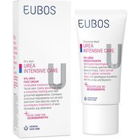 Eubos Urea - Crema Viso per Pelle Secca 5%, 50ml