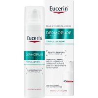 Eucerin Dermopure Clinical - Siero Tripla Azione per Pelle Grassa a Tendenza Acneica Sensibile, 40ml
