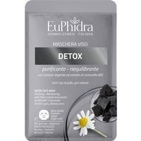 Euphidra Maschera Viso Detox Purificante e Riequilibrante, 1 Maschera