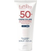 Euphidra Solari - Crema Solare Anti Età Invisibile SPF50+, 50 ml