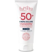 Euphidra Solari - Crema Solare Anti Età Invisibile Ultra-Protettiva SPF50+, 50ml