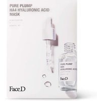 Face D Pure Plump HA4 Hyaluronic Acid Mask Maschera Viso, 5 maschere