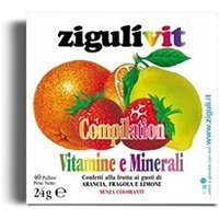 Falqui Zigulìvit Compilation - Integratore in caramelle Falqui per il fabbisogno vitaminico, 24 g